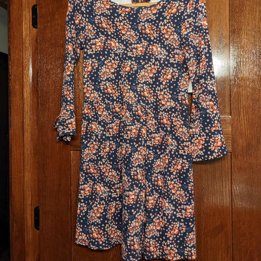 Boden floral jersey tunic shift dress
